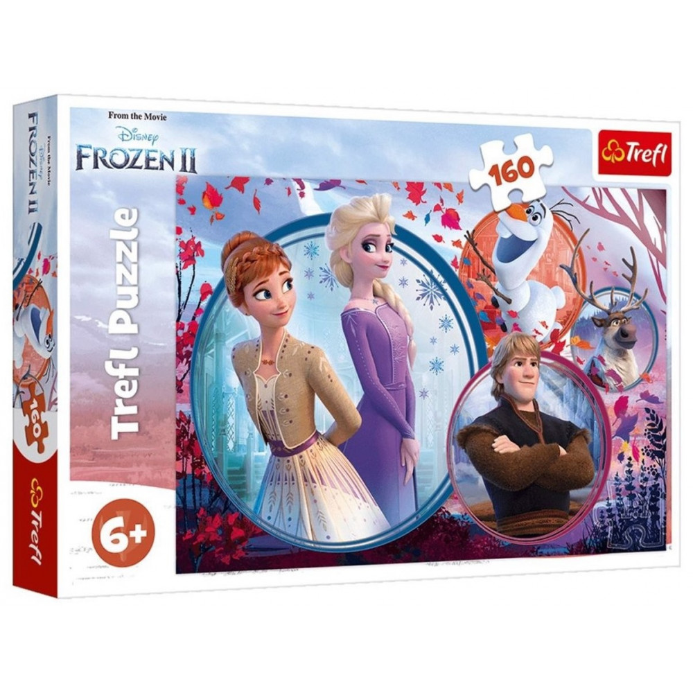 Trefl Puzzle Ledové království II/Frozen II 160 dílků 41x27,5cm