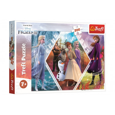 Trefl Puzzle Ledové království II/Frozen II 200 dílků