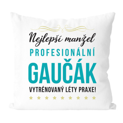 Polštářek - Gaučák - Nejlepší manžel