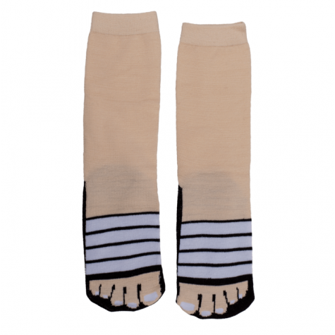 Vtipné ponožky - Sandály - modré - vel. uni