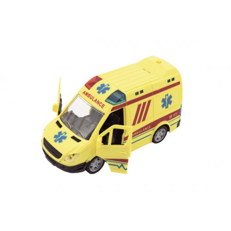 Auto ambulance na setrvačník se zvukem a světlem ~ 1