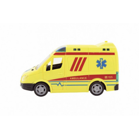 Auto ambulance na setrvačník se zvukem a světlem ~ 4