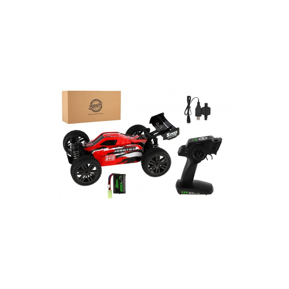 Auto RC Buggy Bonzai Jubatus terénní červené 2,4GHz 30 cm