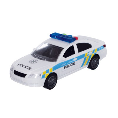 Auto policie se zvukem a světlem na setrvačník 15 cm