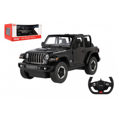 Auto RC Jeep Wrangler Rubicon černý 29cm 2,4GHz na dálkové ovládání