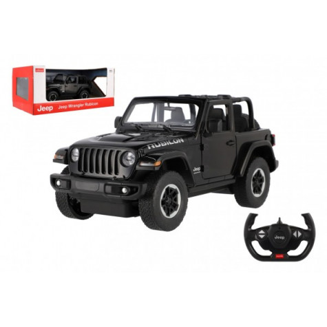 Auto RC Jeep Wrangler Rubicon černý 29cm 2,4GHz na dálkové ovládání ~ 1