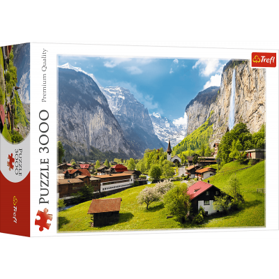 TREFL Puzzle Lauterbrunnen, Švýcarsko 3000 dílků