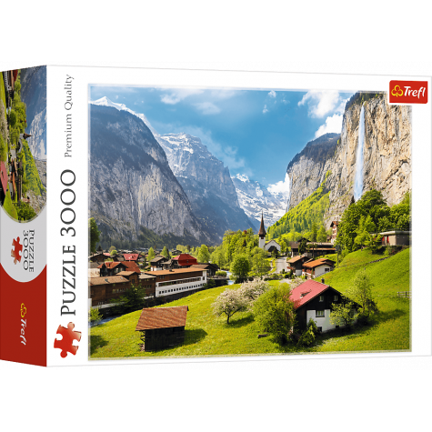 TREFL Puzzle Lauterbrunnen, Švýcarsko 3000 dílků ~ 1