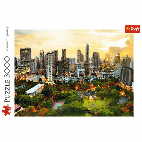 TREFL Puzzle Soumrak v Bangkoku, Thajsko 3000 dílků ~ 3