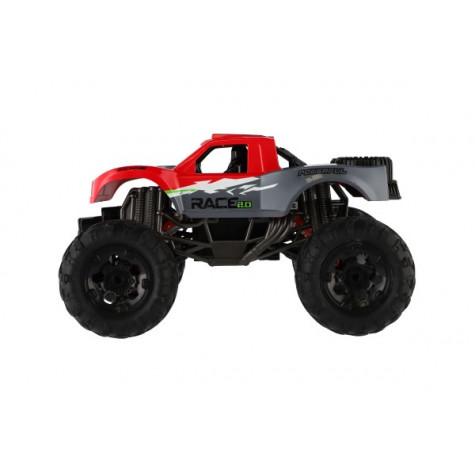 Auto RC terénní 4x4 červené 29 cm 2,4GHz na baterie + dobíjecí pack ~ 8