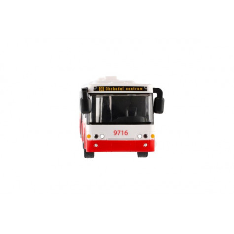 Rappa Autobus (česky mluvící) červený na zpětný chod se světlem a zvukem