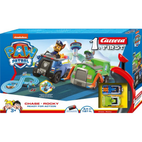 Autodráha Carrera First Paw Patrol/Tlapková Patrola 2,4m plast +2 auta ~ 2