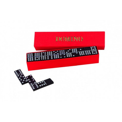 Domino společenská hra dřevěná 28ks ~ 1