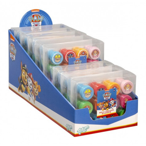 Razítka samobarvící 12ks plast Paw Patrol/Tlapková patrola v blistru