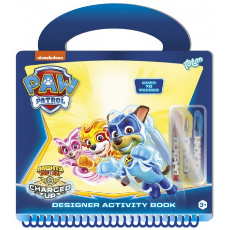 Kreativní kniha se šablonami Tlapková patrola/Paw Patrol + 3ks propisek ~ 1