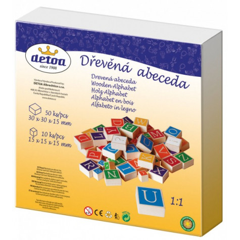 Detoa Dřevěná abeceda ~ 5