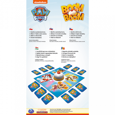 Trefl Hra Boom Boom Tlapková patrola/Paw Patrol