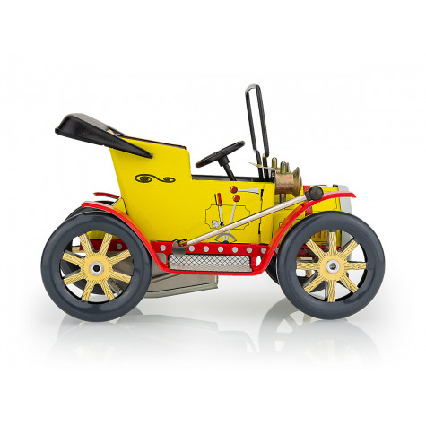 Kovap Dědeček automobil pérový strojek kov 13cm ~ 4