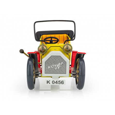 Kovap Dědeček automobil pérový strojek kov 13cm ~ 2