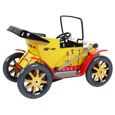 Kovap Dědeček automobil pérový strojek kov 13cm ~ 5