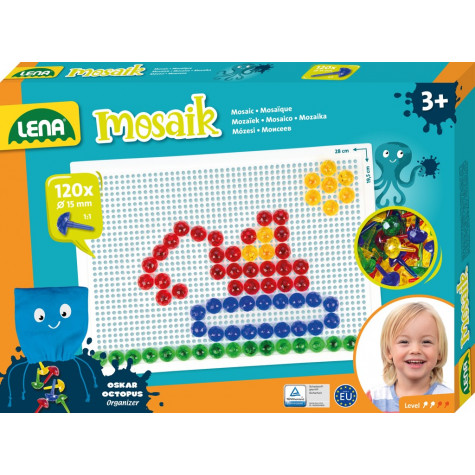 Lena Mozaika klobouček 1,5cm krystal 120ks ~ 1