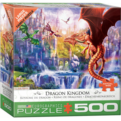 EUROGRAPHICS Puzzle Království draků XL 500 dílků