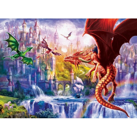 EUROGRAPHICS Puzzle Království draků XL 500 dílků