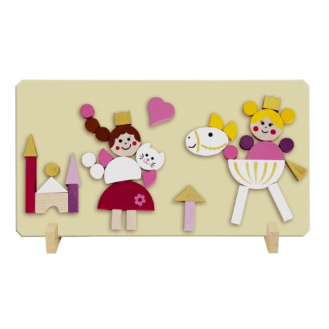 Detoa Magnetické puzzle Princezny ~ 3