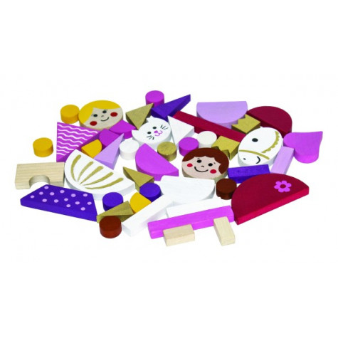 Detoa Magnetické puzzle Princezny ~ 4