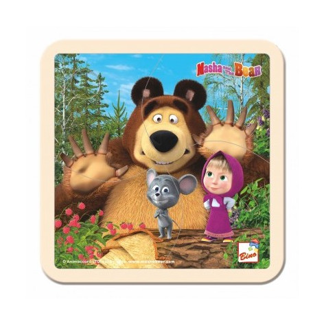 Bino Skládačka Puzzle Máša a Medvěd s myškou ~ 1