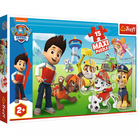 Trefl Puzzle Maxi Paw Patrol/Tlapková patrola 15 dílků