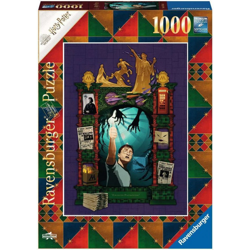 RAVENSBURGER Puzzle Harry Potter 5: Expecto Patronum 1000 dílků