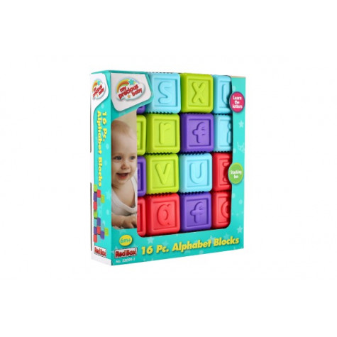 Abecední kostky plastové 16ks ~ 2