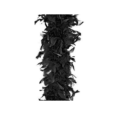 Péřové boa 180 cm - černé