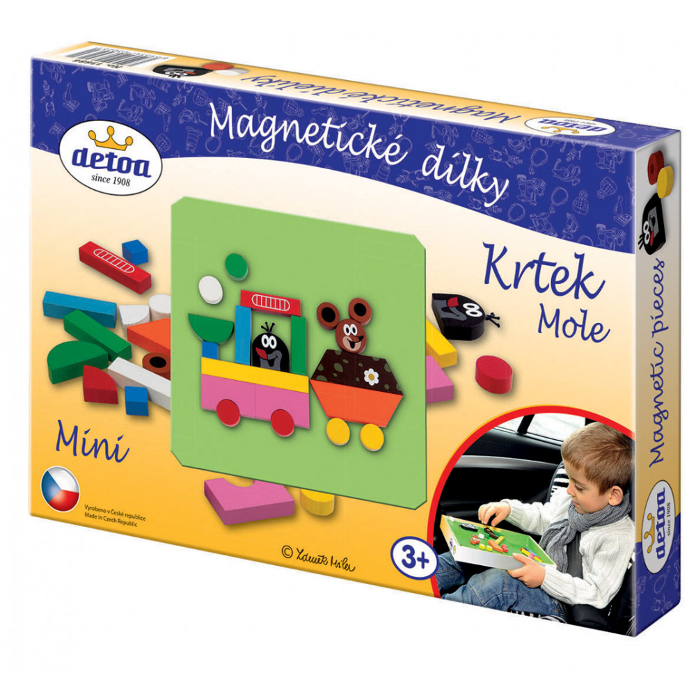 Detoa Magnetické dílky Krtek mini