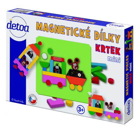 Detoa Magnetické dílky Krtek mini