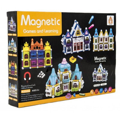 Magnetická stavebnice domeček 75ks
