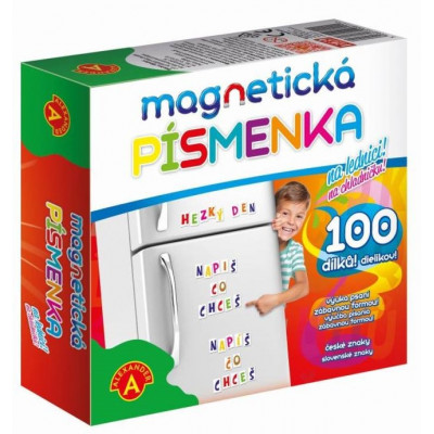 Alexander Magnetická písmenka - na lednici 100 dílků