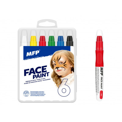 MFP FacePaint  Barvy na obličej a tělo - 6ks