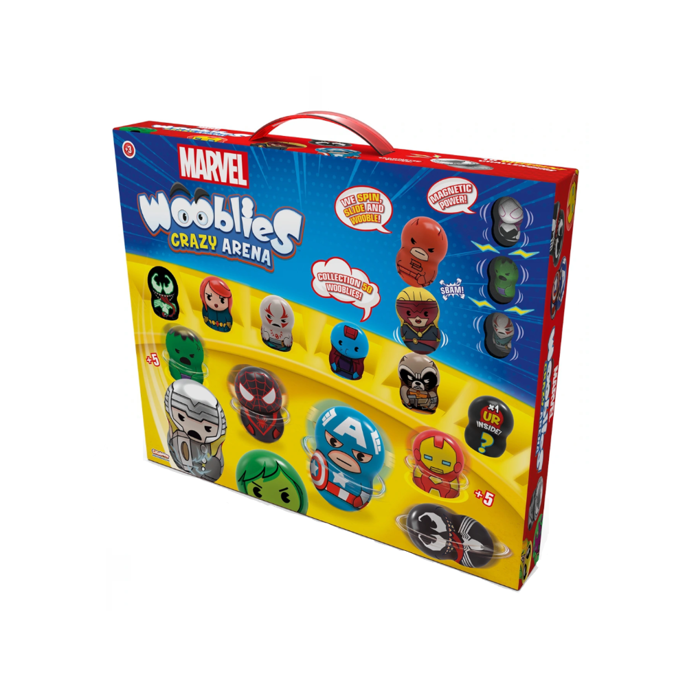 TM Toys Wooblies Marvel Bojová aréna s 2 turbo vystřelovači
