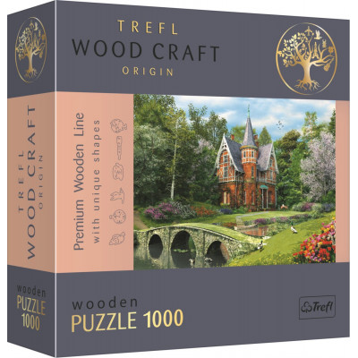 TREFL Wood Craft Dřevěné puzzle Viktoriánský dům 1000 dílků