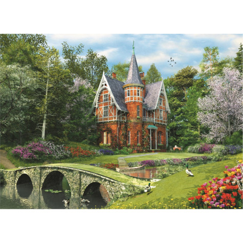 TREFL Wood Craft Dřevěné puzzle Viktoriánský dům 1000 dílků ~ 2