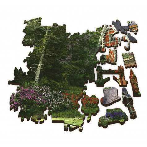 TREFL Wood Craft Dřevěné puzzle Viktoriánský dům 1000 dílků ~ 3