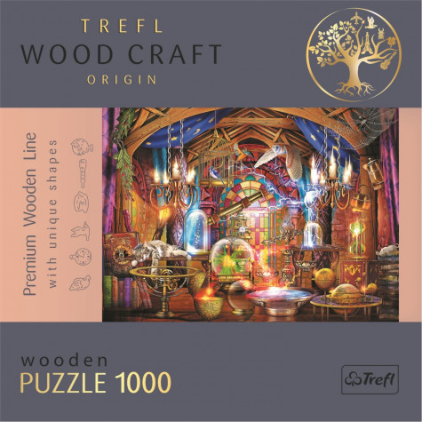 TREFL Wood Craft Dřevěné puzzle Kouzelná komnata 1000 dílků