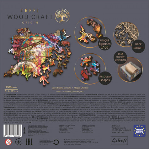 TREFL Wood Craft Dřevěné puzzle Kouzelná komnata 1000 dílků