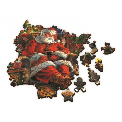 TREFL Wood Craft Dřevěné puzzle Vánoční večer 501 dílků