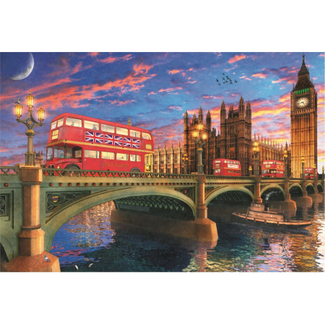 TREFL Wood Craft Dřevěné puzzle Westminsterský palác, Big Ben 501 dílků