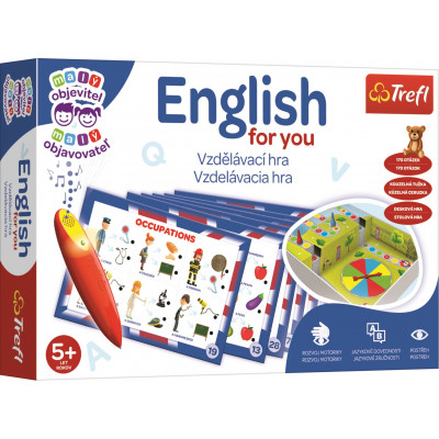 Trefl Malý objevitel: English for you + magické pero