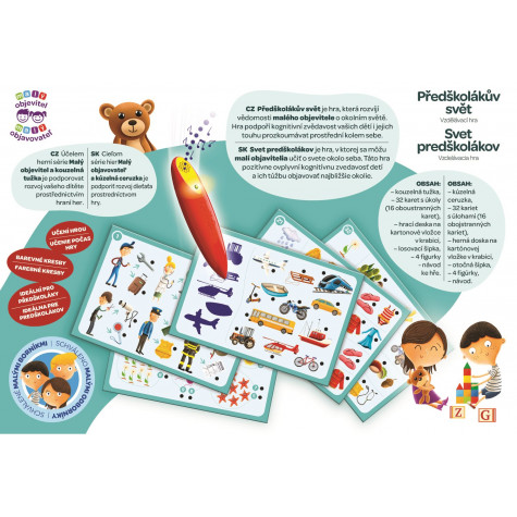Trefl Malý objevitel: Předškolákův svět + magické pero