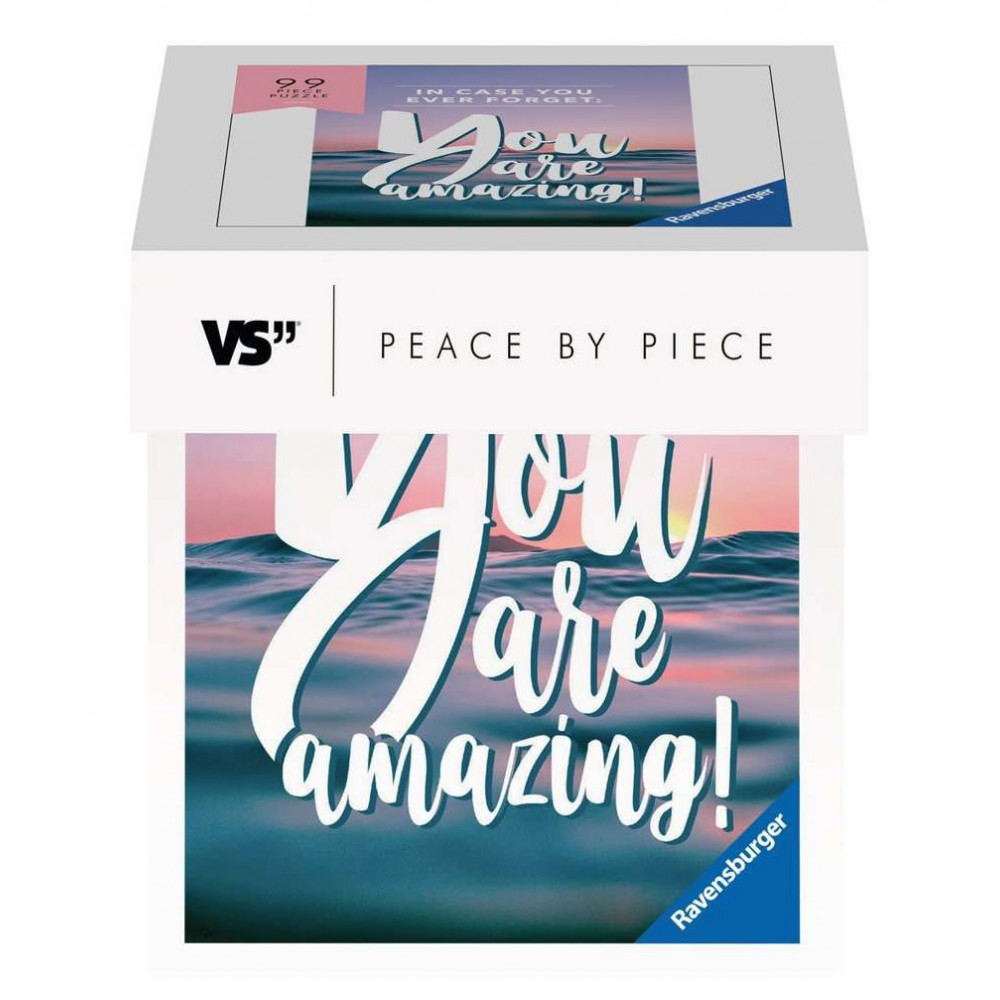 RAVENSBURGER Puzzle Peace by Piece: You are amazing! 99 dílků